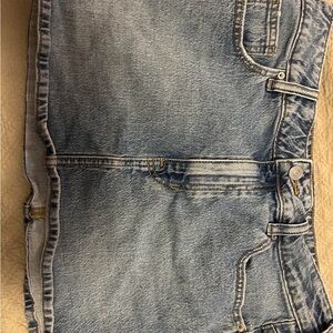 PacSun Blue Denim Skirt